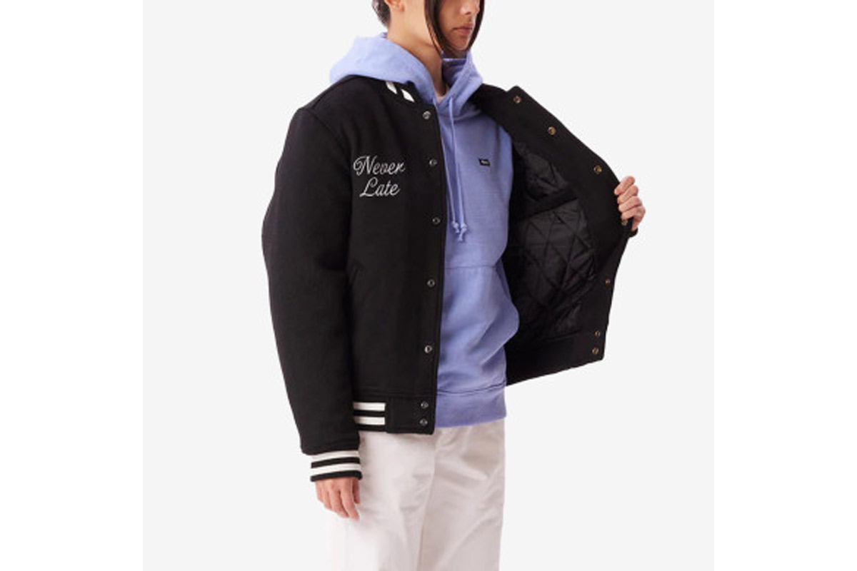 Obey Time Varsity Jacket Μπουφάν Bomber Ανδρικό (121800520 BLACK